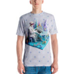 Dragon Origami Men's Crew Neck T-Shirt