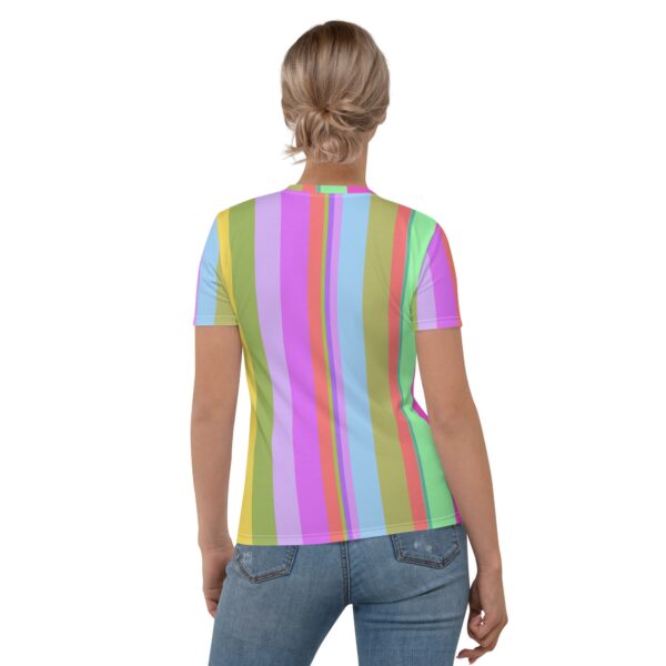 Boho Chic Stripes Women's Crew Neck T-Shirt