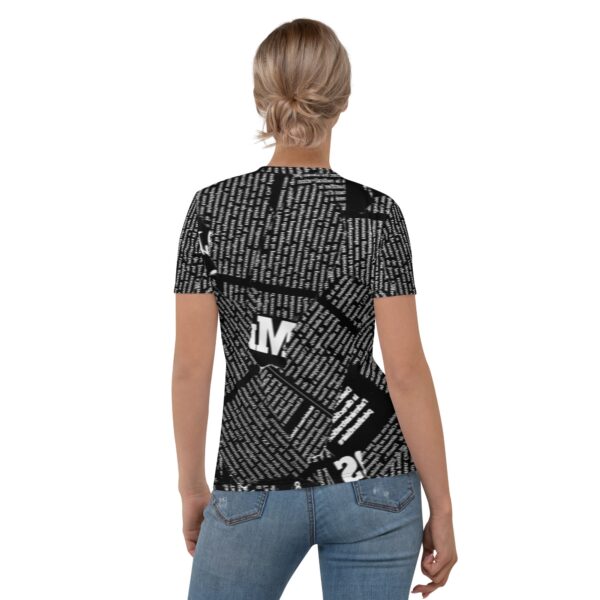 Urban Pop Graffiti Women's Crew Neck T-Shirt