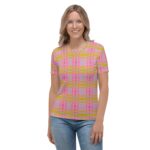 Galactic Matrix Box Stripe Women's Crew Neck T-Shirt