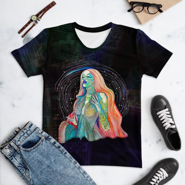 Retro Comic Chic Women's Crew Neck T-Shirt