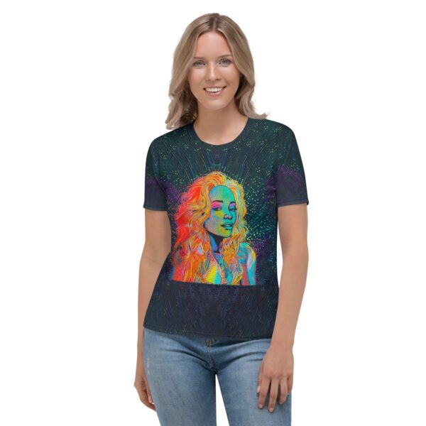 Abstract Pop Fusion Women's Crew Neck T-Shirt