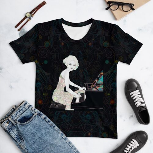 Abstract Pop Symphony Women's Crew Neck T-Shirt