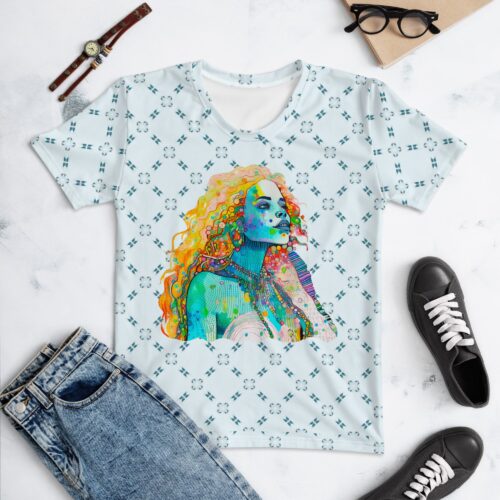 Free Spirit Floral Women's Crew Neck T-Shirt