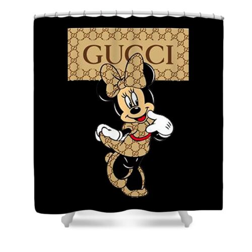 Gucci Disney Shower Curtain