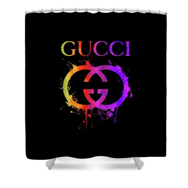 Gucci New logo Shower Curtain