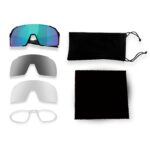 Teo Rectangle Acetate Prescription Cycling Sport Sunglasses Kit