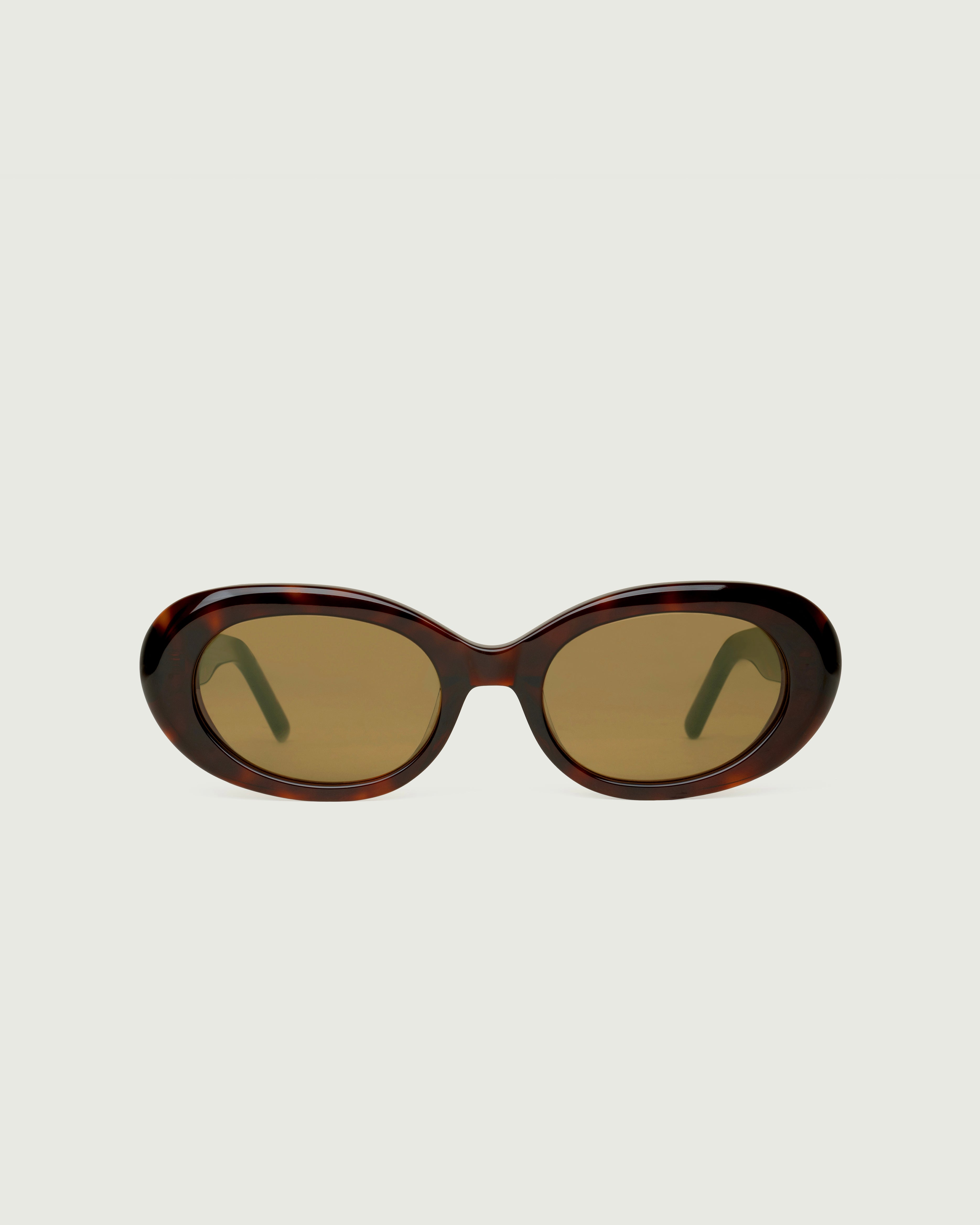 Classic Tort::Iris Sunglasses round tort acetate front