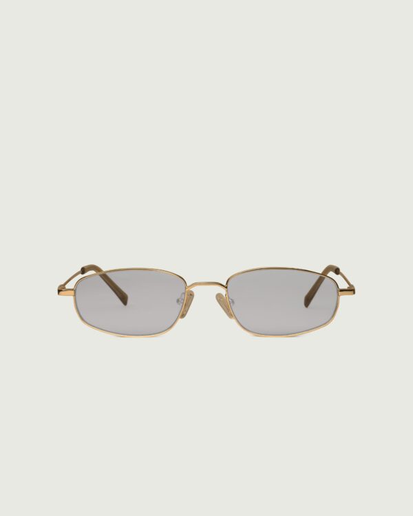 Gold::Ryder Sunglasses rectangle Gold metal front