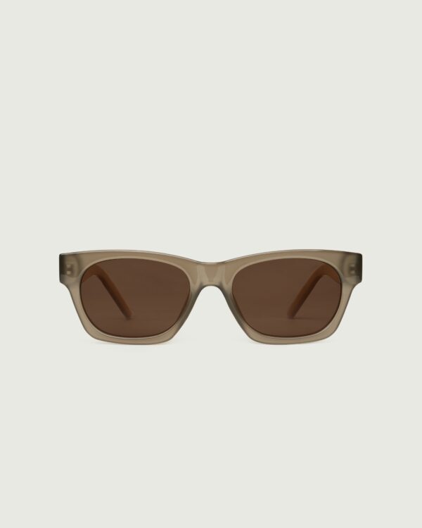 Shale::Wolf Sunglasses rectangle gray recycled polyester front