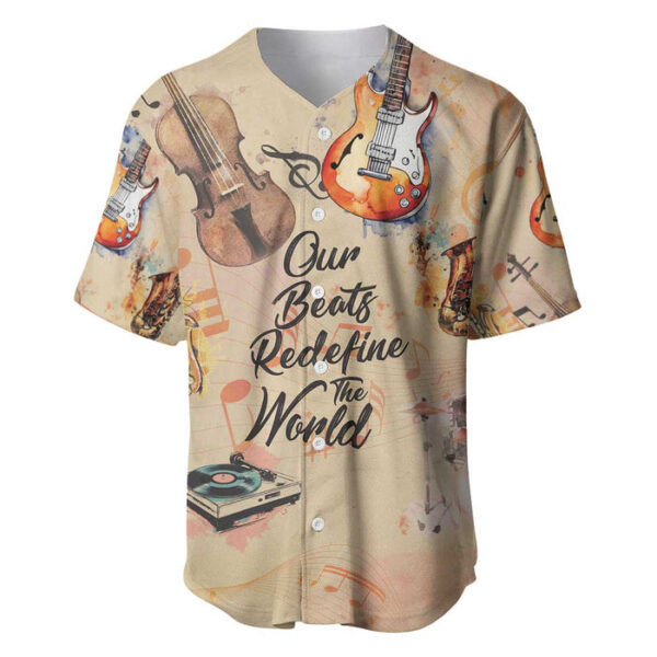 Our Beats Redefine The World African Baseball Jersey - Blakeli