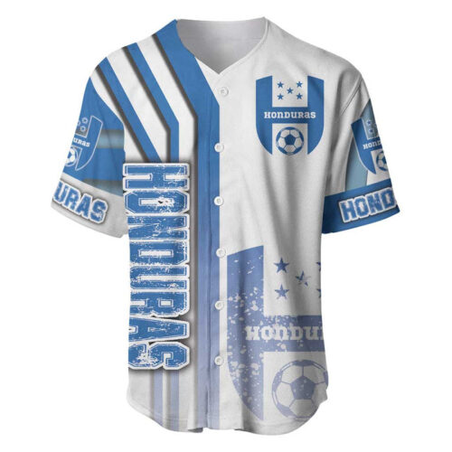 Honduras Football Baseball Jersey Los Catrachos Soccer - Road To Champion - Blakeli