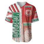 Morocco Football Baseball Jersey Atlas Lions Soccer - Road To Champion - Blakeli
