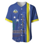 Personalised Curacao Baseball Jersey Pais Korsou Coat of Arms - Blakeli