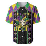 Funny Mardi Gras Baseball Jersey Let The Shenanigans Begin - Blakeli