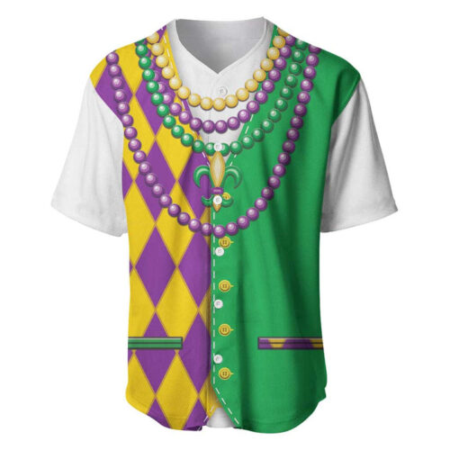 Mardi Gras Baseball Jersey Cosplay Costume - Blakeli