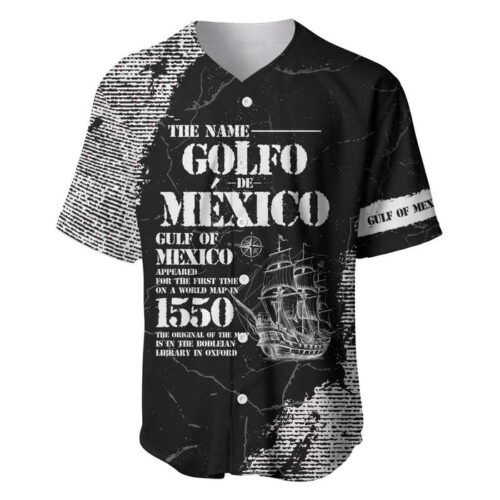Golfo De Mexico Baseball Jersey Est. Since 1550 And Forever - Blakeli