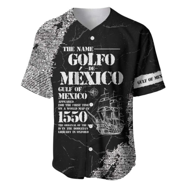 Golfo De Mexico Baseball Jersey Est. Since 1550 And Forever - Blakeli