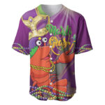 Mardi Gras 2025 Baseball Jersey Funny Jester Lobster With Beads - Blakeli
