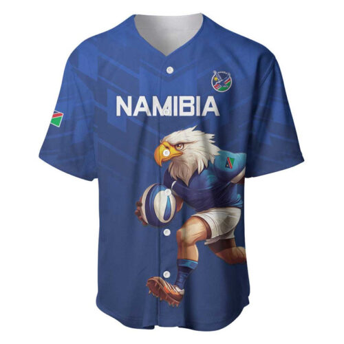 Namibia Rugby Custom Baseball Jersey Go Welwitschias - Blakeli