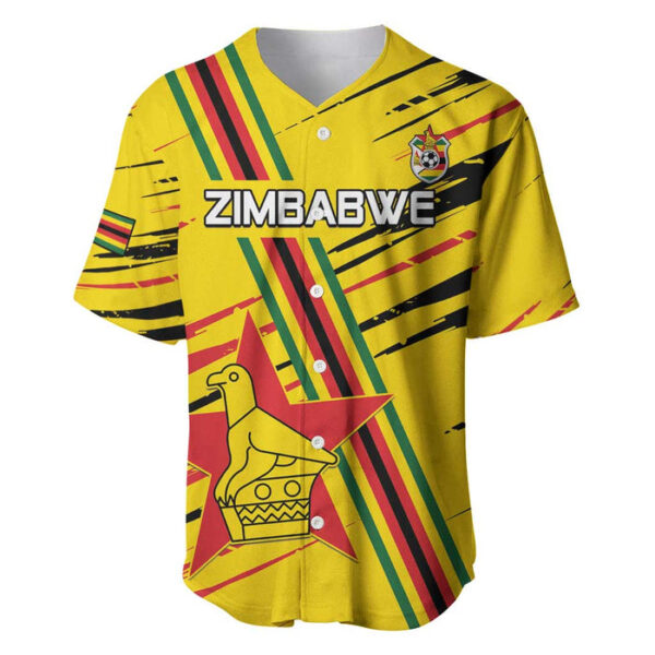 Custom Zimbabwe Football Baseball Jersey Go Warriors - Blakeli