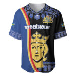 Kingdom of Sweden Stockholm County Baseball Jersey Sweden Coat of arms of Stockholm - Blakeli