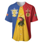 Kingdom of Sweden Stockholm County Baseball Jersey Flag Style - Blakeli