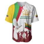 Lithuania Restoration of Independence Day Baseball Jersey 11th March 1990 - Blakeli