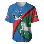 Lithuania Utena County Baseball Jersey Utenos Apskritis - Blakeli