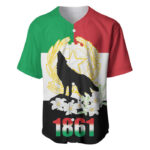 Italian Republic Anniversary of the Unification Baseball Jersey Anniversario dellUnita d'Italia - Blakeli