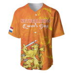 Personalized Netherlands Queen's Day Baseball Jersey Koninginnedag Royal Crown - Blakeli